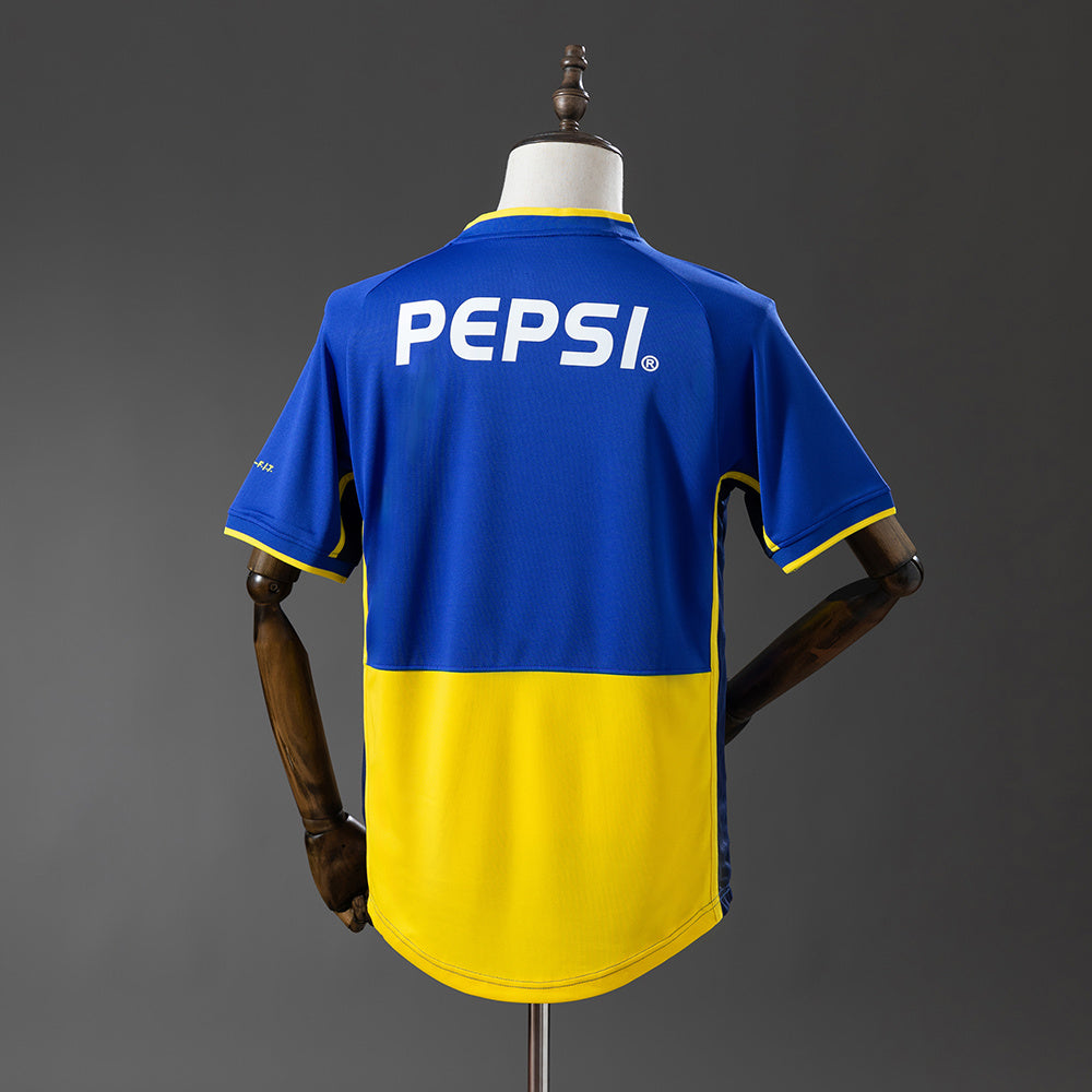 Camiseta Boca Juniors Retro Local 2002/03