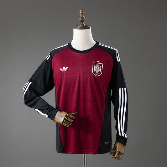 Camiseta España Arquero Roja 2026 Manga Larga