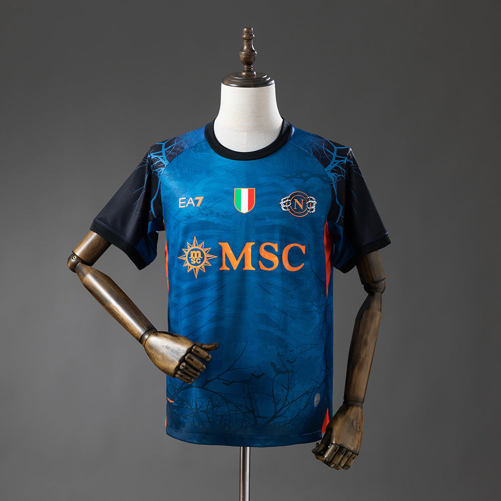 Camiseta Napoli Halloween Azul 2025/26