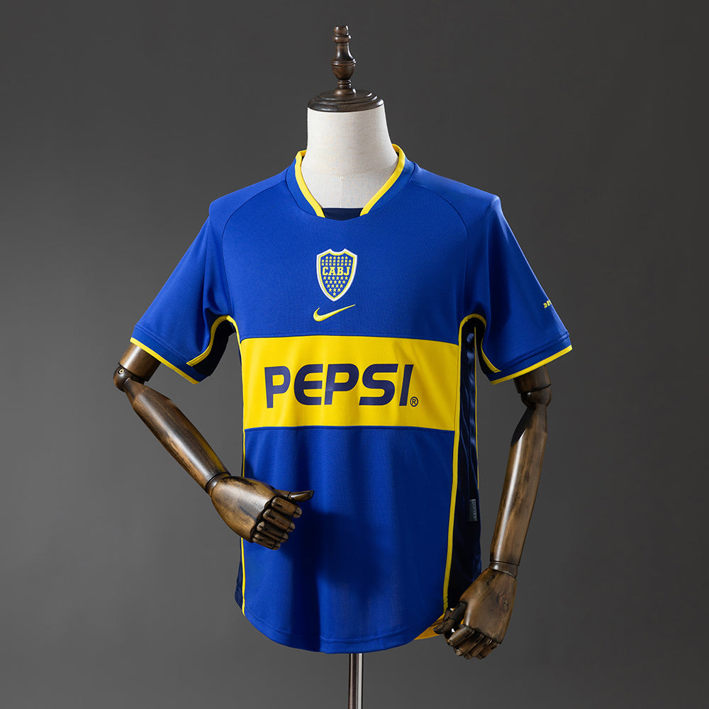 Camiseta Boca Juniors Retro Local 2002/03