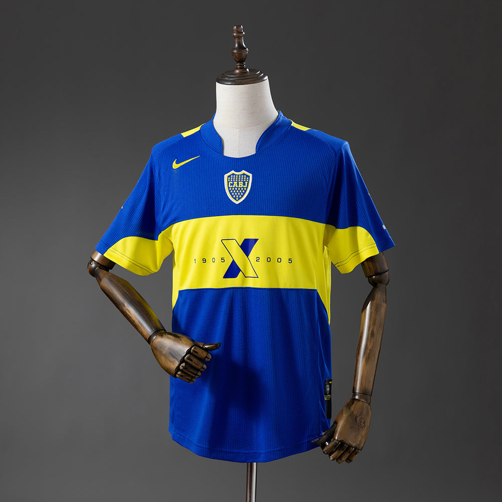 Camiseta Boca Juniors Retro Local Centenario 2005