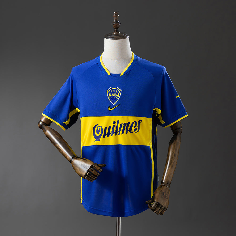 Camiseta Boca Juniors Retro Local 2001/02