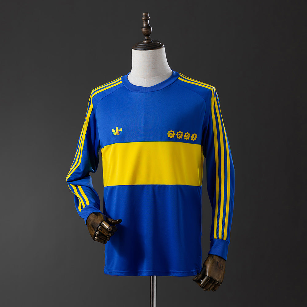 Camiseta Boca Juniors Retro Local 1981 Manga Larga