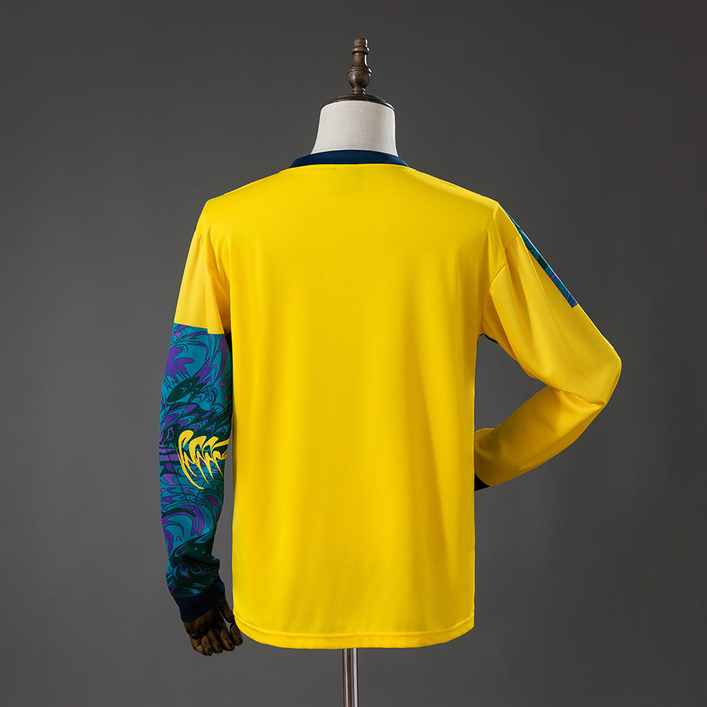 Camiseta Inglaterra Arquero 1995 Manga Larga Retro