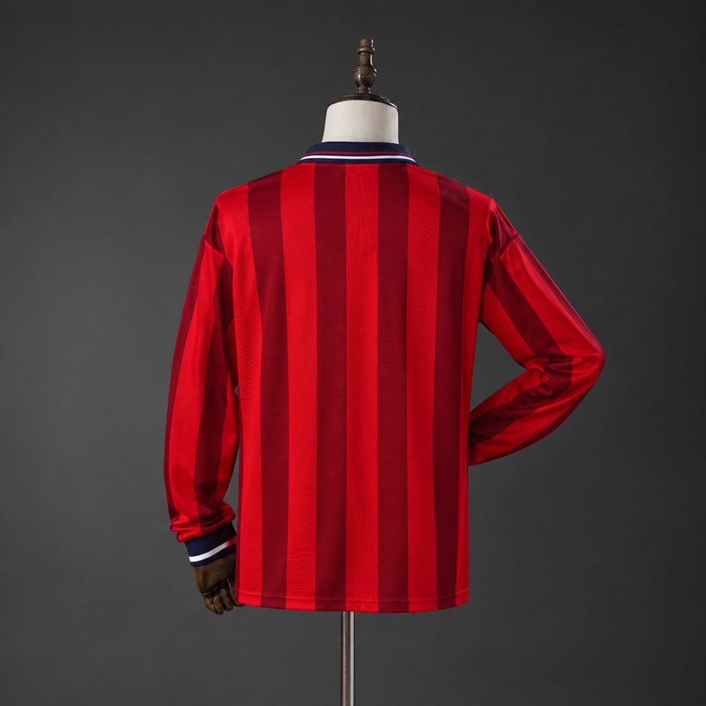 Camiseta Inglaterra Visita 1998 Manga Larga Retro