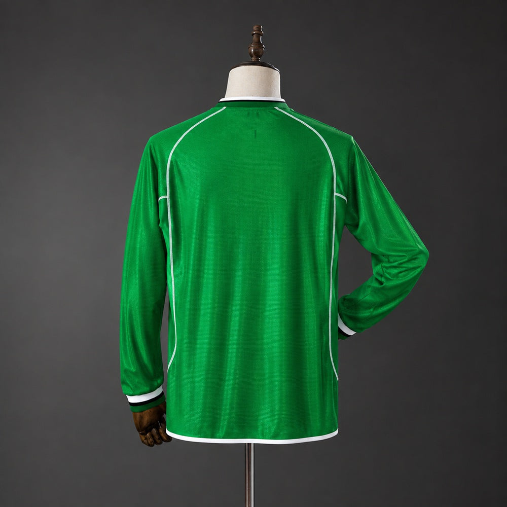 Camiseta Irlanda Local 2002 Manga Larga Retro