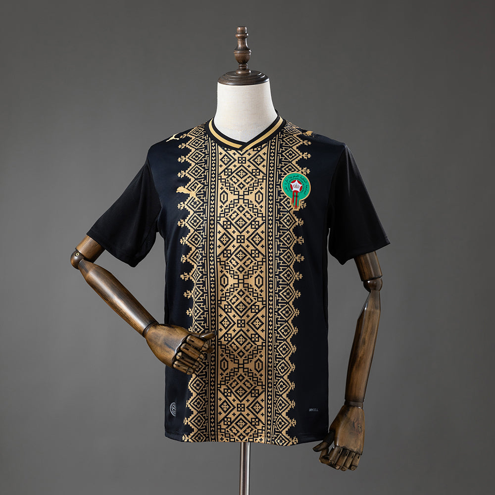 Camiseta Marruecos Edición Especial Negra 2026