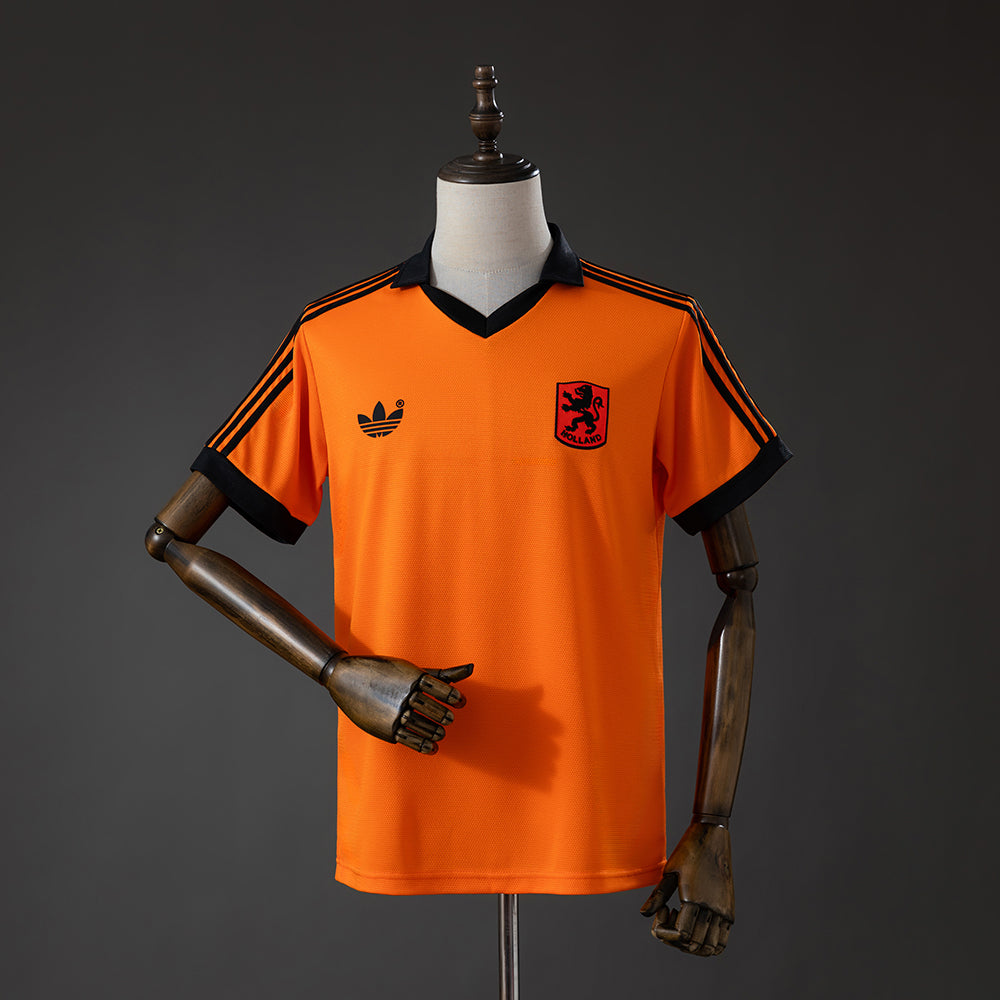 Camiseta Países Bajos Local 1980 Retro