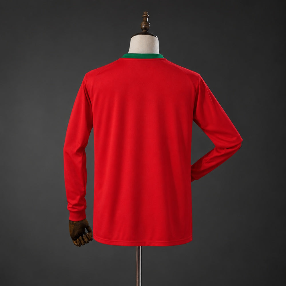 Camiseta Portugal Local 2012 Manga Larga Retro