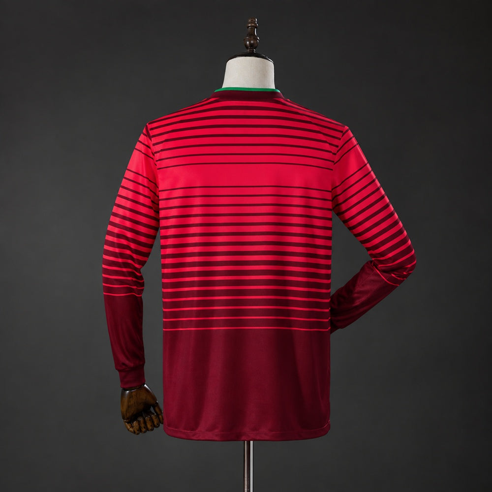 Camiseta Portugal Local 2014 Manga Larga Retro