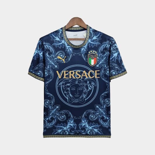Camiseta Italia Concepto Azul y Dorada 2022